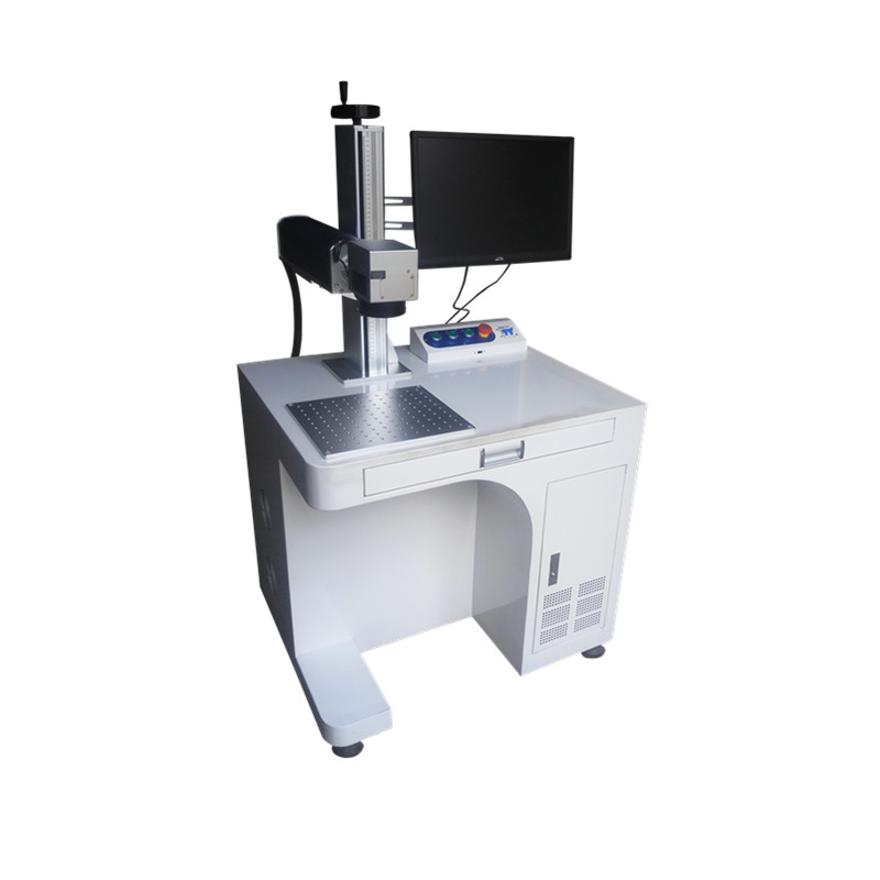 SC-FM20 Economical 20W 30W 50W fiber laser marking machine metal laser engraver with rotary axis