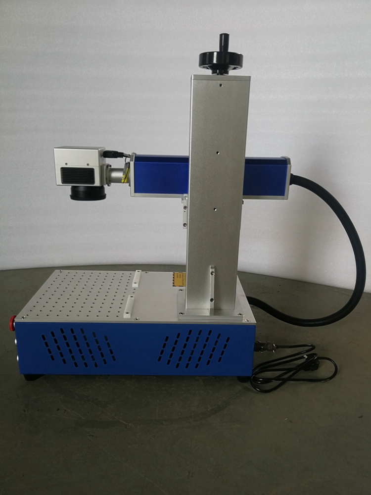 Raycus Fiber Laser Marking Machine With Rotary Axis